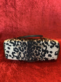 Coach Brown Leather w/Leopard Print, Gold Hardware Handbag