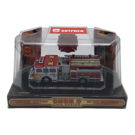 Code 3 Fire Engine E-2 1/64 Scale Limited Edition Die Cast Collectible