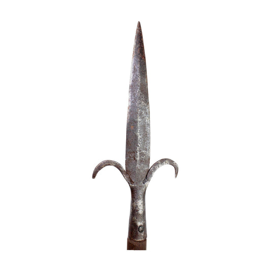 Colonial American and Revolution era Spontoon C.1750-1780 with Military Fork head
