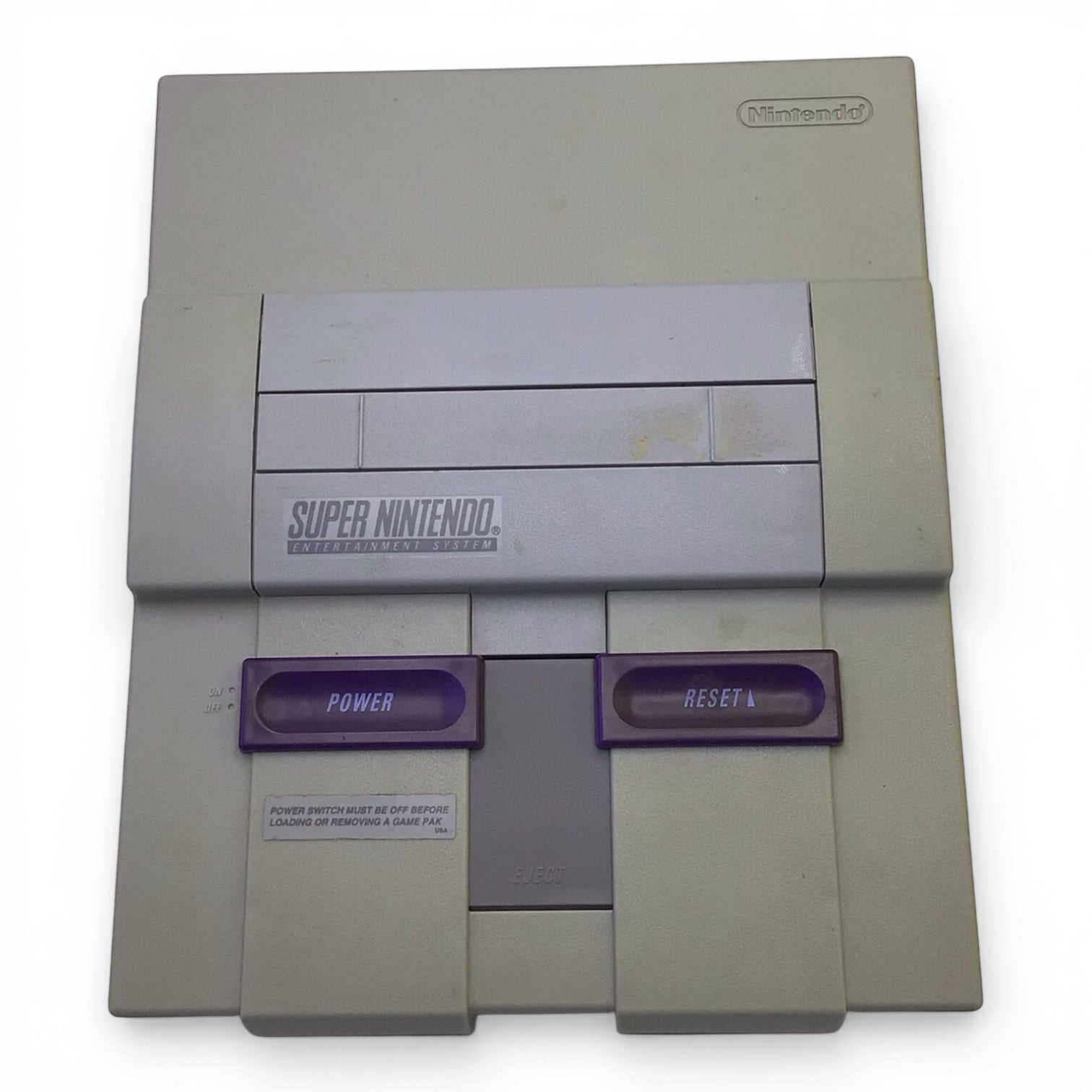 Complete Super Nintendo SNES Super Set with Mario Paint, Mouse Controller, & Super Mario World