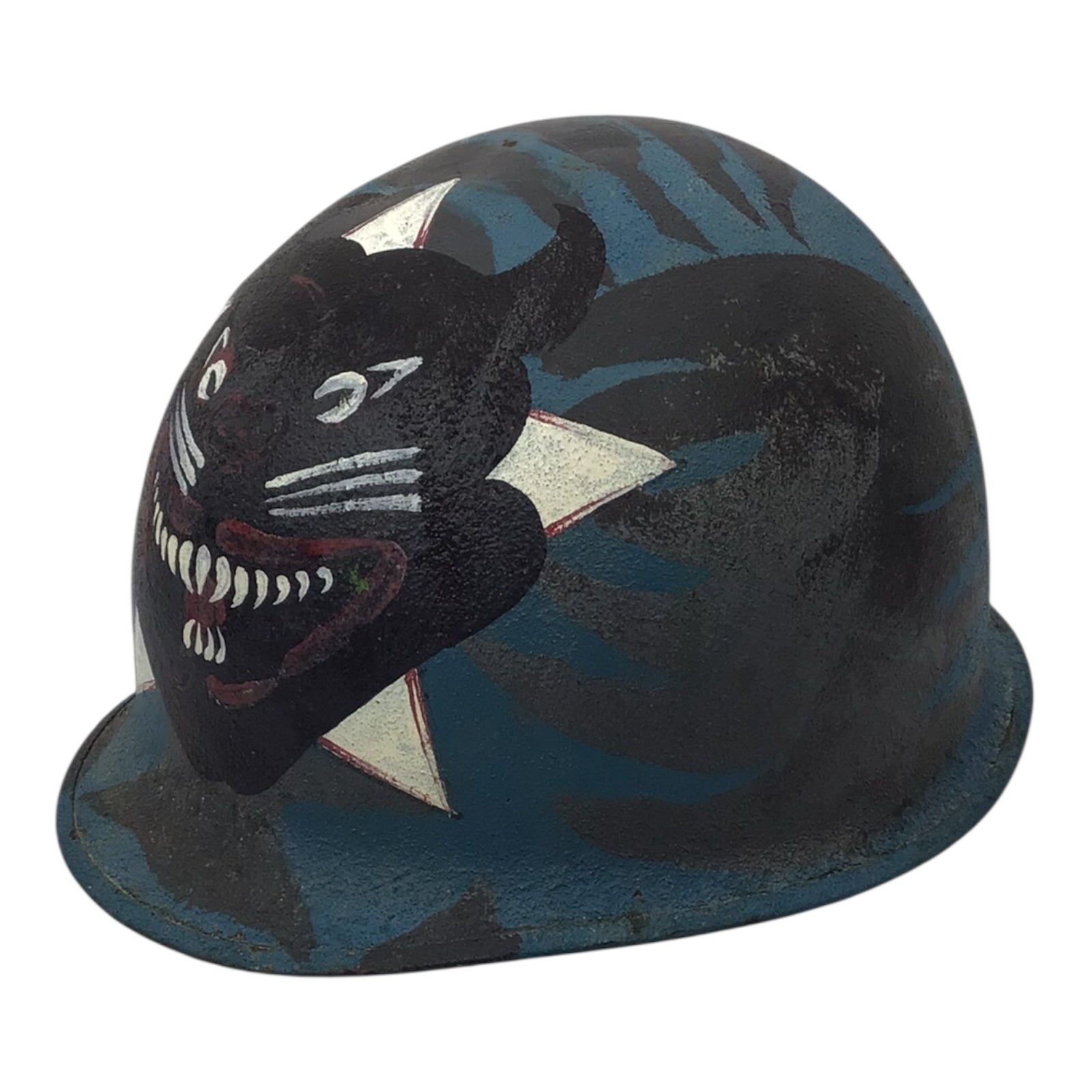 Complete U.S. Vietnam War M1 Helmet South Vietnamese Ranger (Biệt Động Quân) w/ Matching Bertet