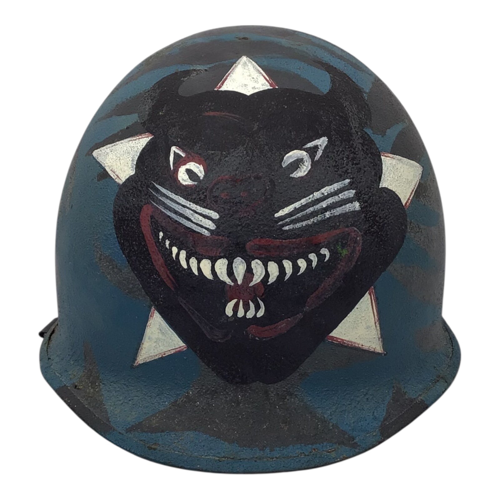 Complete U.S. Vietnam War M1 Helmet South Vietnamese Ranger (Biệt Động Quân) w/ Matching Bertet