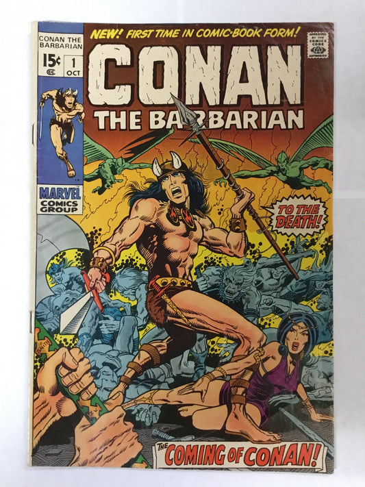 Conan the Barbarian #1 - The Coming of Conan - Marvel 1970 - VG+