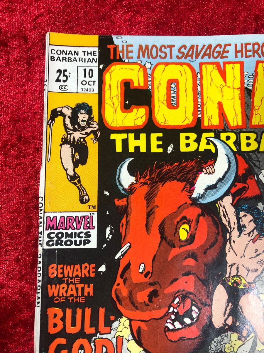 Conan the Barbarian #10 (1971)- BWS cover and pencil art