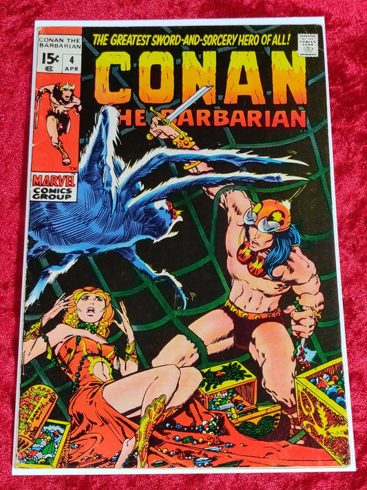 Conan the Barbarian #4 - Marvel 1971 - Roy Thomas & Barry Windsor-Smith