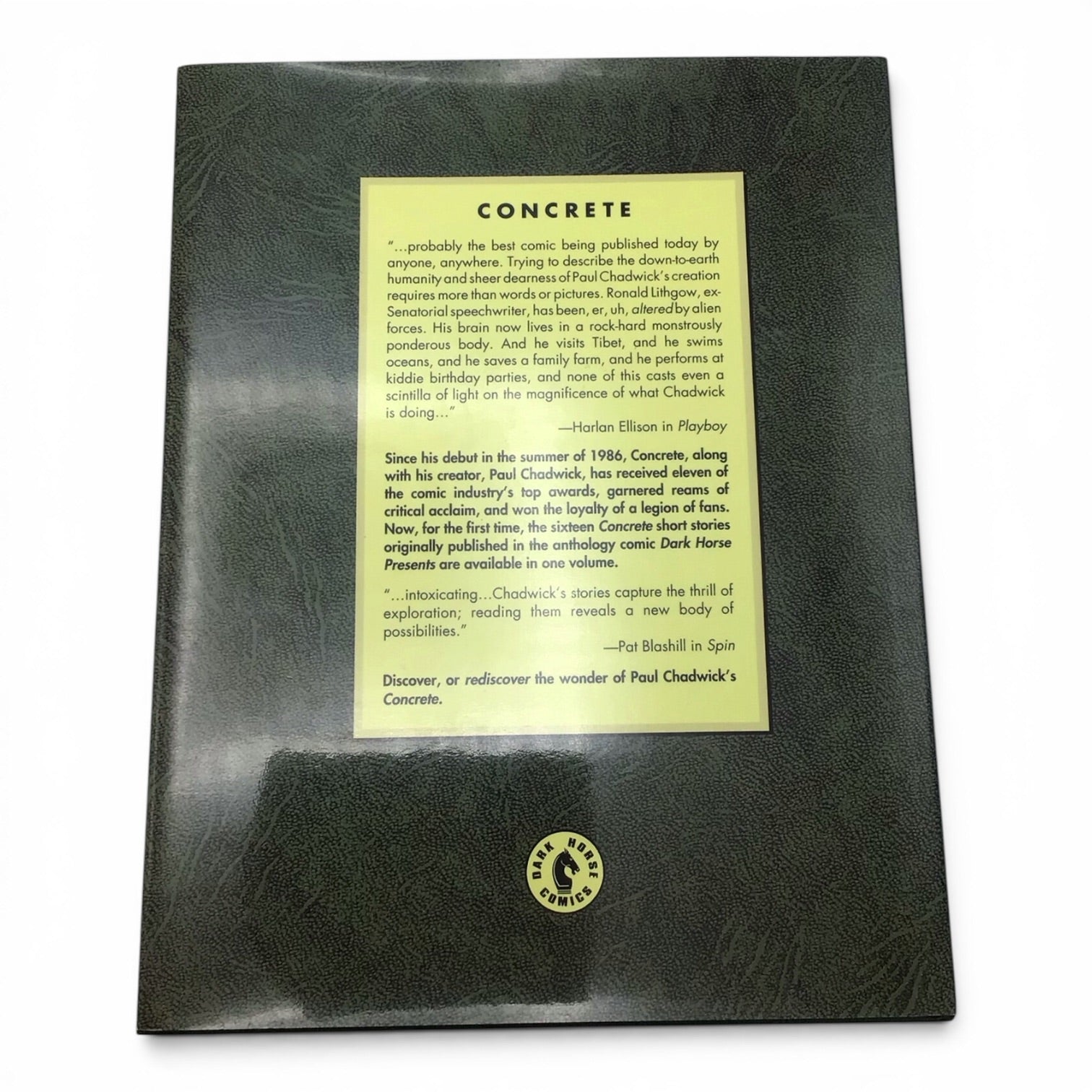 Concrete: Complete Short Stories of Paul Chadwick - Signed