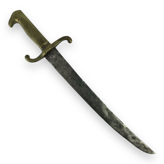 Confederate Eagle Head Side Knife – Civil War Era w/ Leather Sheath (c.1850)
