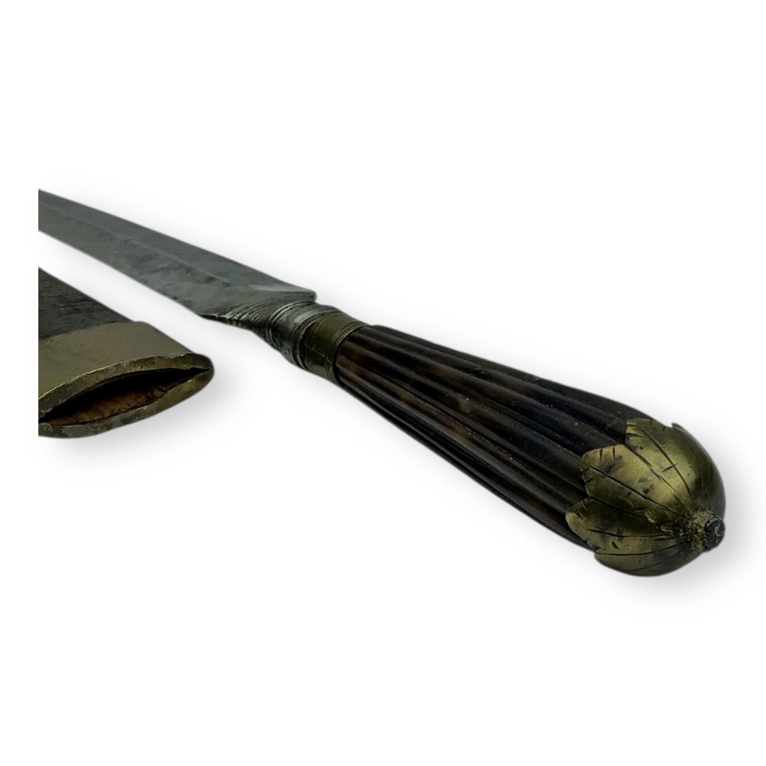 Continental European Dagger c. 1810 with Leather & Metal Sheath