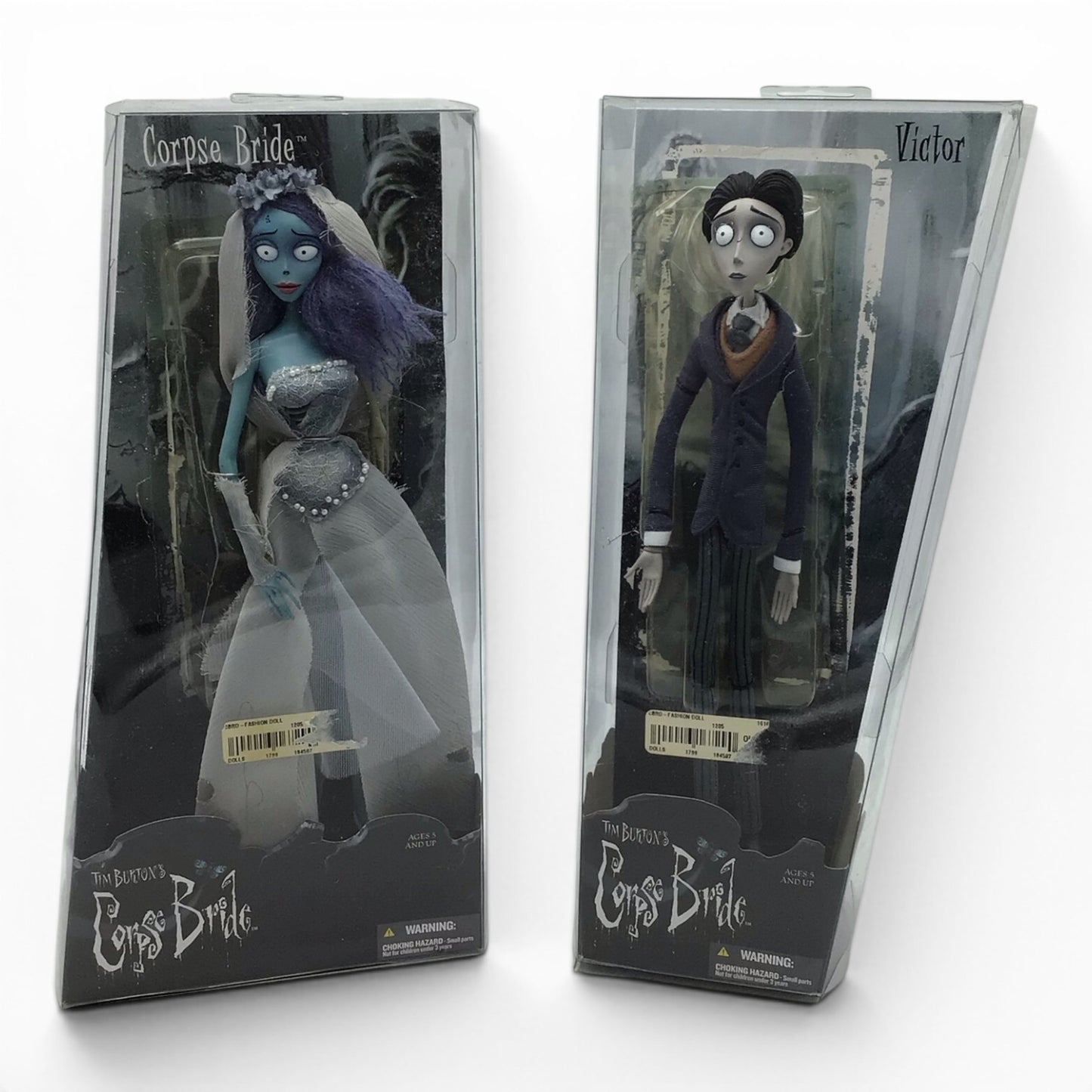 Corpse Bride Emily & Victor 12" Doll Set - McFarlane Toys 2005