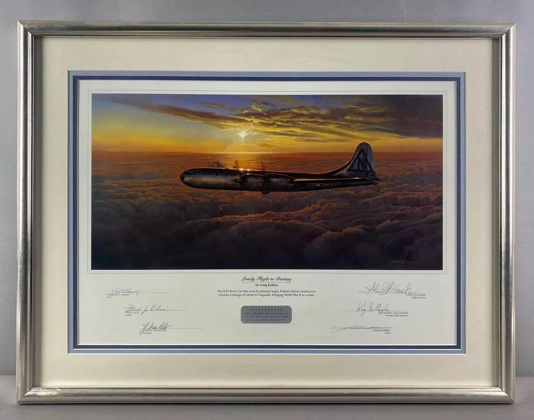 Craig Kodera "Lonely Flight to Destiny" Signed Framed Print