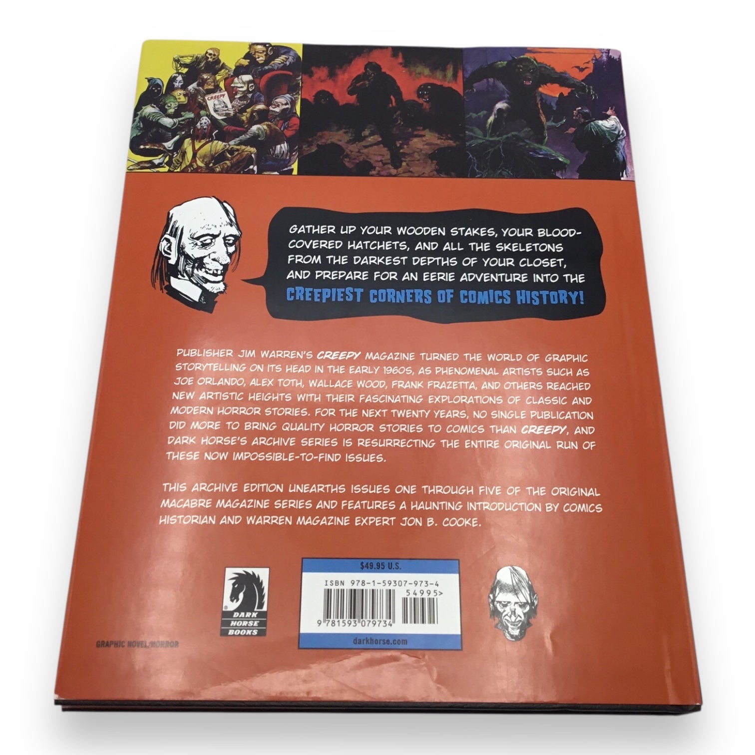 Creepy Archives Volume 1 Hardcover - Collecting Creepy #1-#5