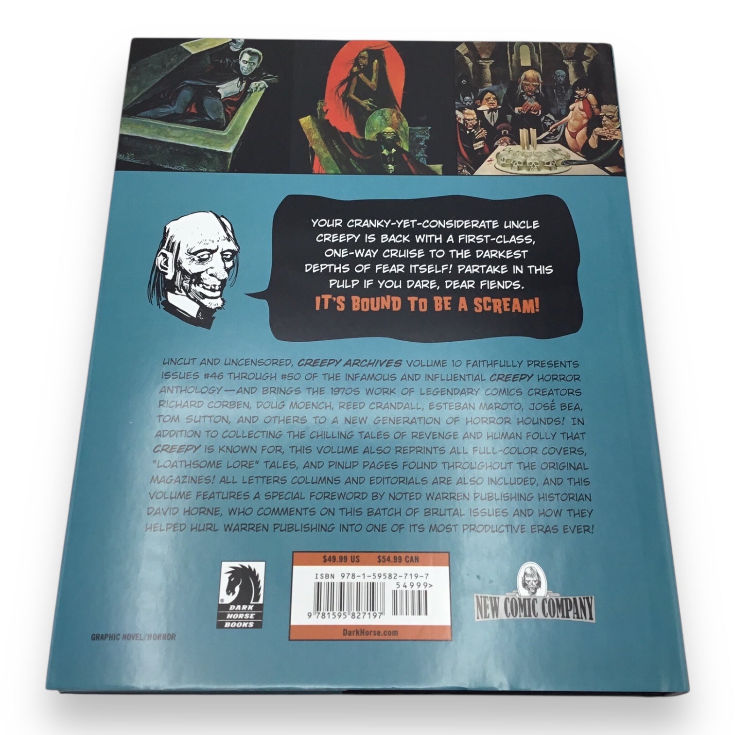 Creepy Archives Volume 10 Hardcover - Collecting Creepy #46-#50