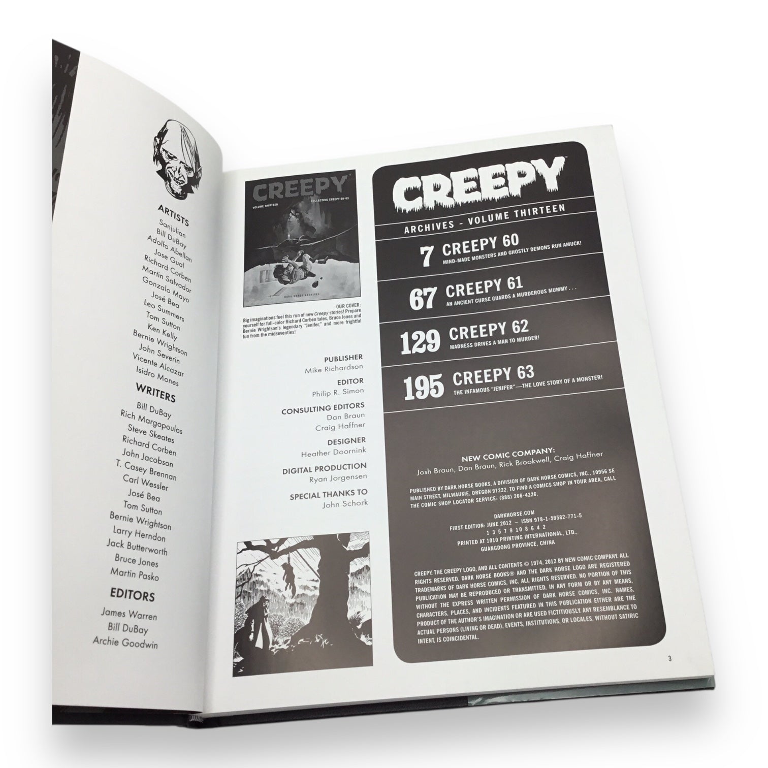 Creepy Archives Volume 13 Hardcover - Collecting Creepy #60-#63