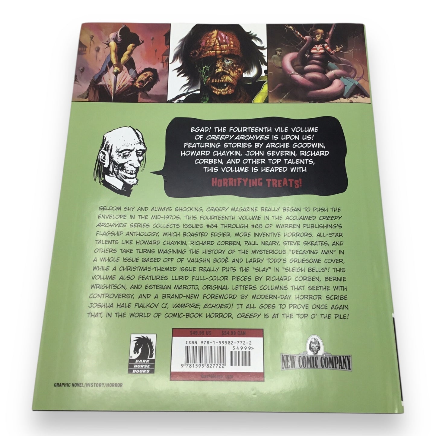 Creepy Archives Volume 14 Hardcover - Collecting Creepy #64-#68