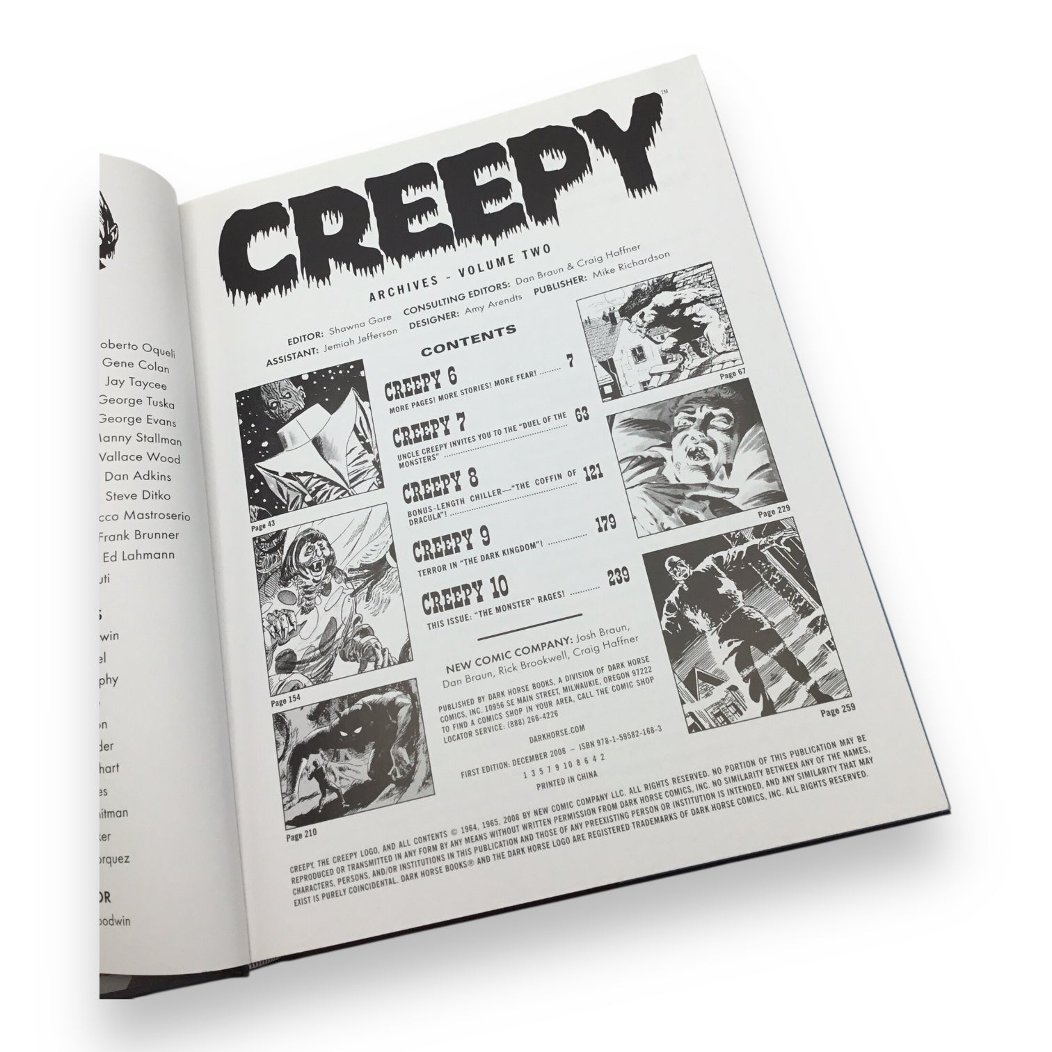 Creepy Archives Volume 2 Hardcover - Collecting Creepy #6-#10