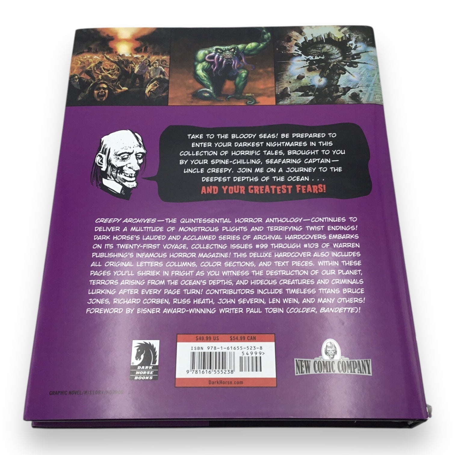 Creepy Archives Volume 21 Hardcover - Collecting Creepy #99-#103