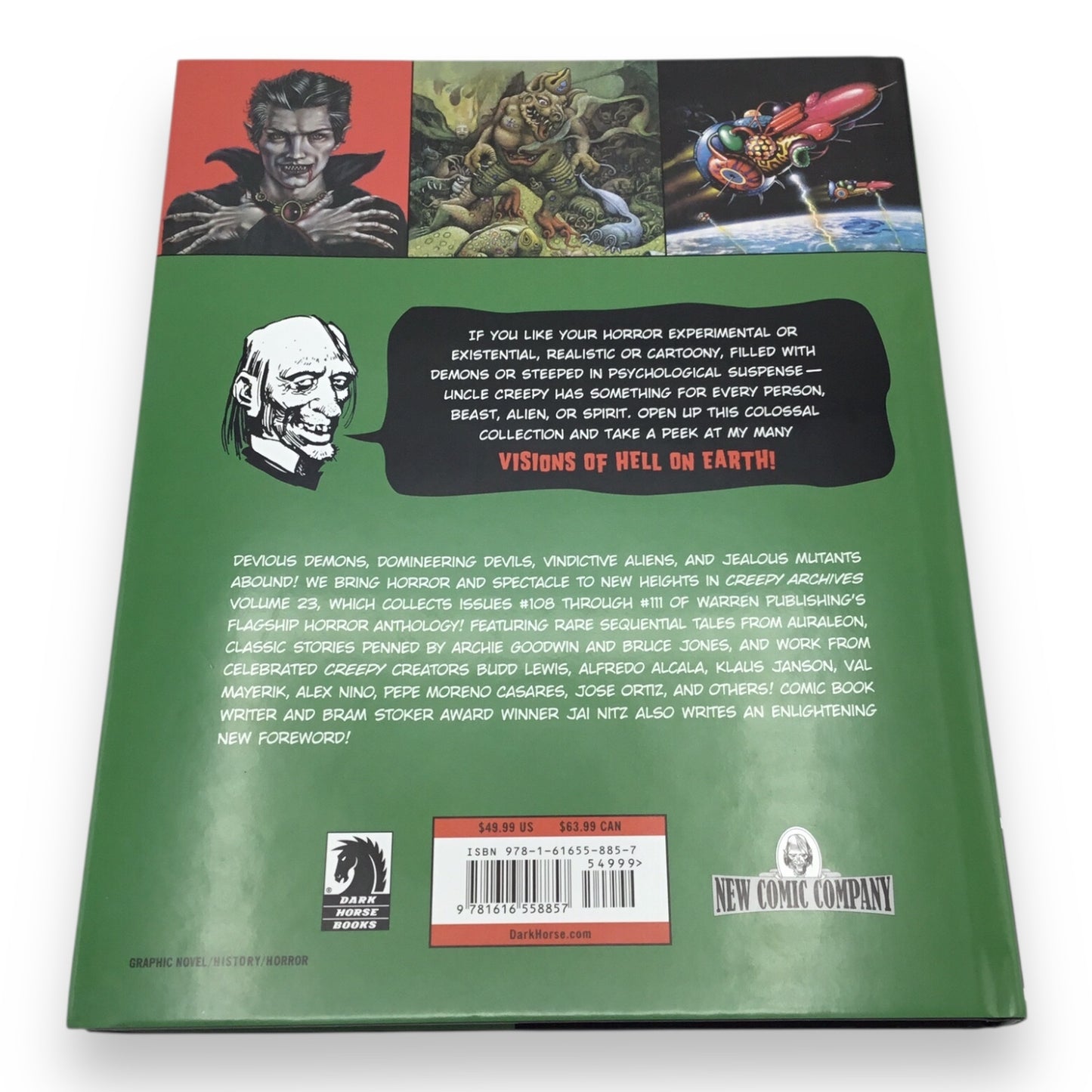 Creepy Archives Volume 23 Hardcover - Collecting Creepy #108-#111