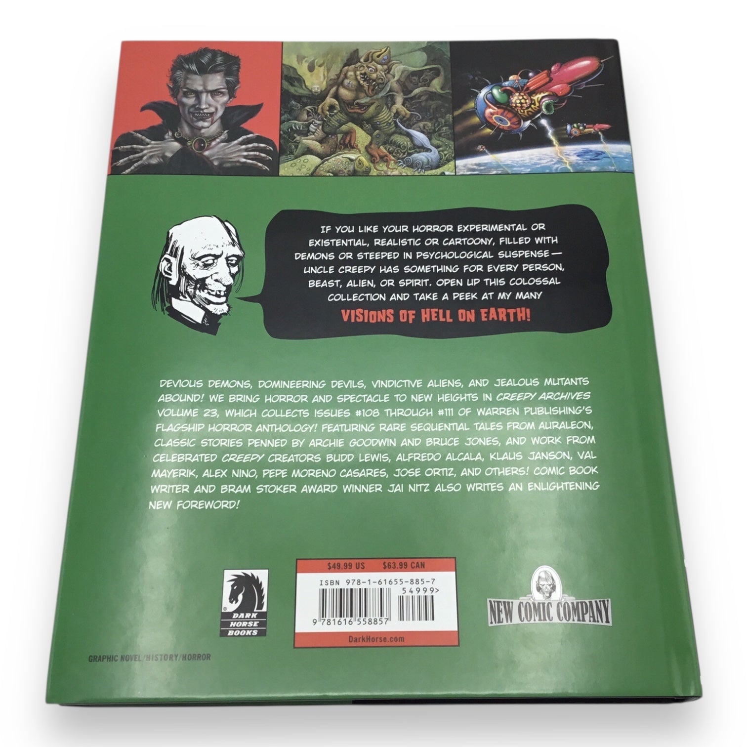 Creepy Archives Volume 23 Hardcover - Collecting Creepy #108-#111