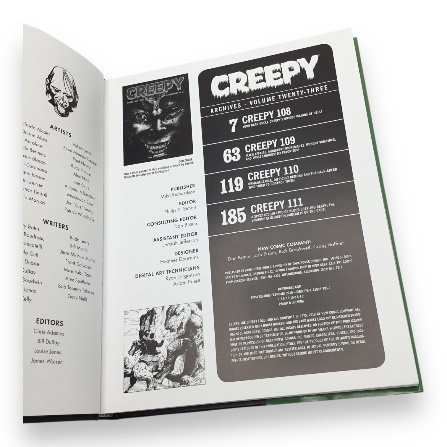 Creepy Archives Volume 23 Hardcover - Collecting Creepy #108-#111