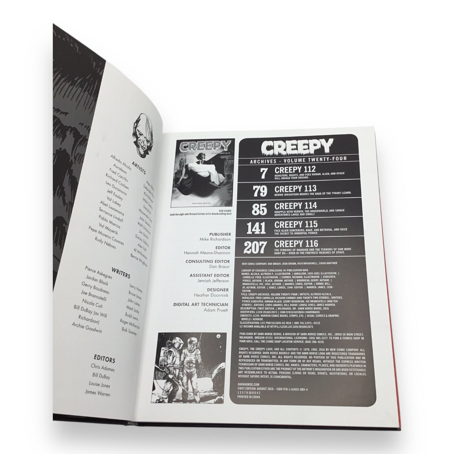 Creepy Archives Volume 24 Hardcover - Collecting Creepy #112-#116