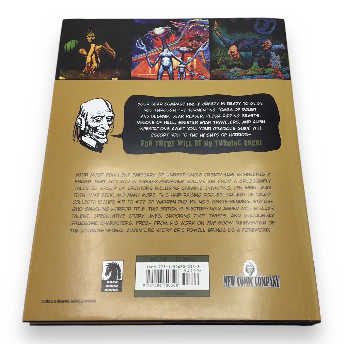 Creepy Archives Volume 25 Hardcover - Collecting Creepy #117-#122