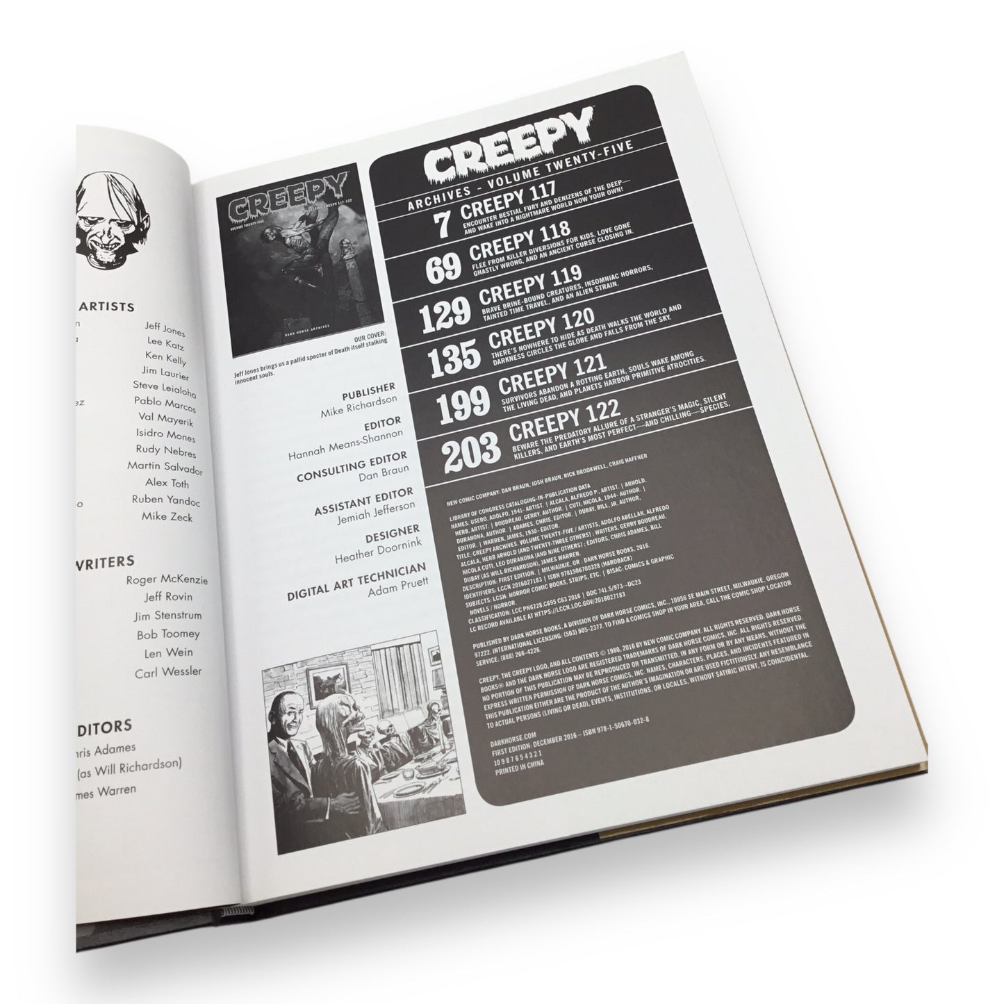 Creepy Archives Volume 25 Hardcover - Collecting Creepy #117-#122