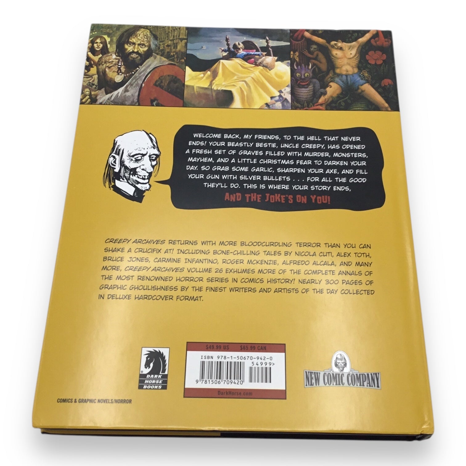 Creepy Archives Volume 26 Hardcover - Collecting Creepy #123-#127