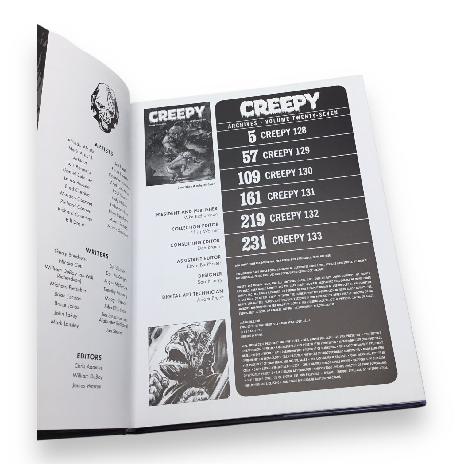 Creepy Archives Volume 27 Hardcover - Collecting Creepy #128-#133