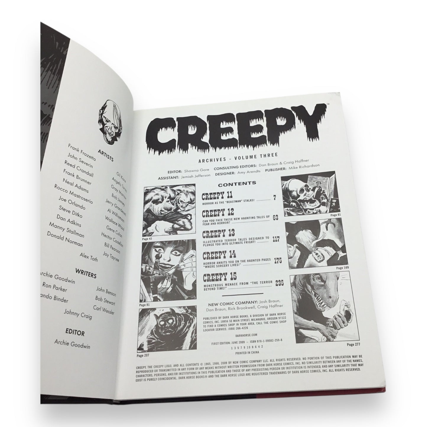 Creepy Archives Volume 3 Hardcover - Collecting Creepy #11-#15