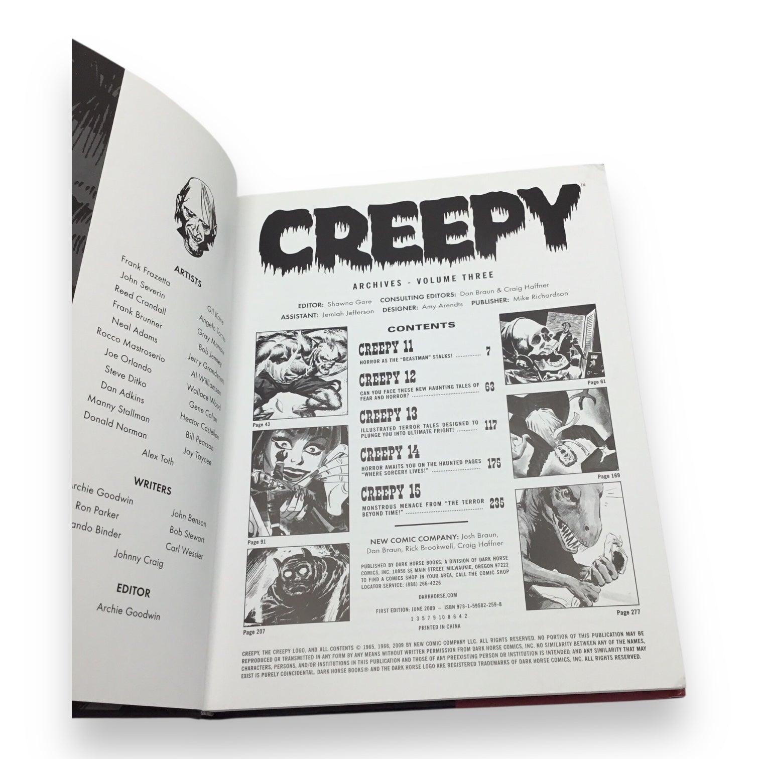 Creepy Archives Volume 3 Hardcover - Collecting Creepy #11-#15