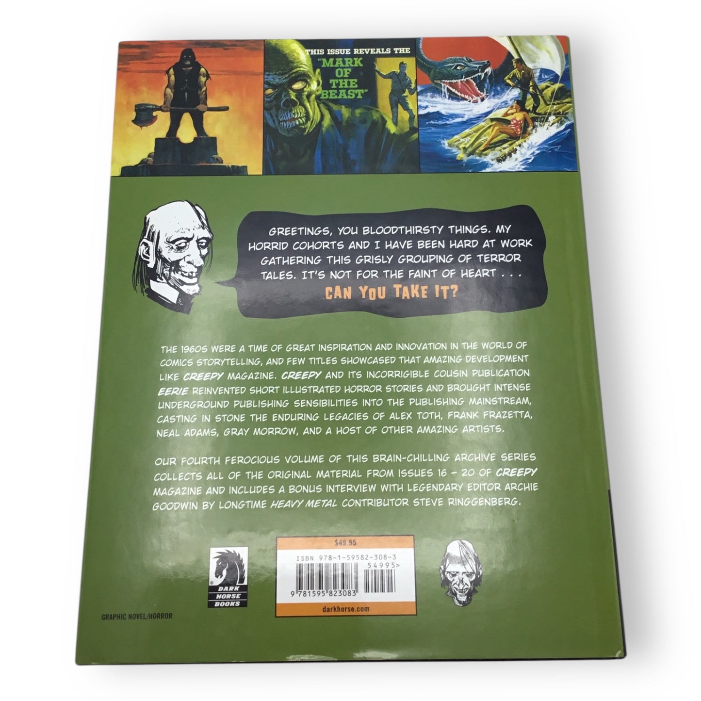 Creepy Archives Volume 4 Hardcover - Collecting Creepy #16-#20