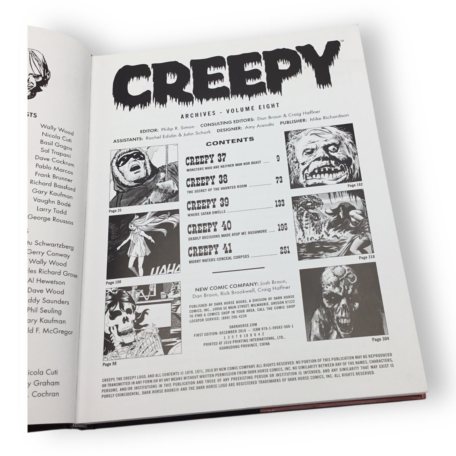 Creepy Archives Volume 8 Hardcover - Collecting Creepy #37-#41