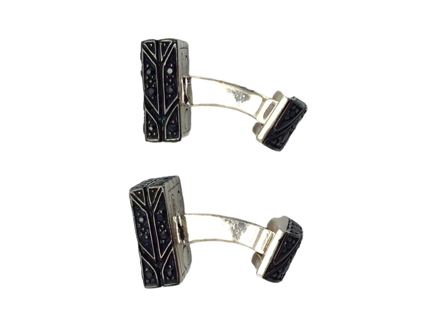 Cufflinks Designer John Hardy Sterling Silver Pair