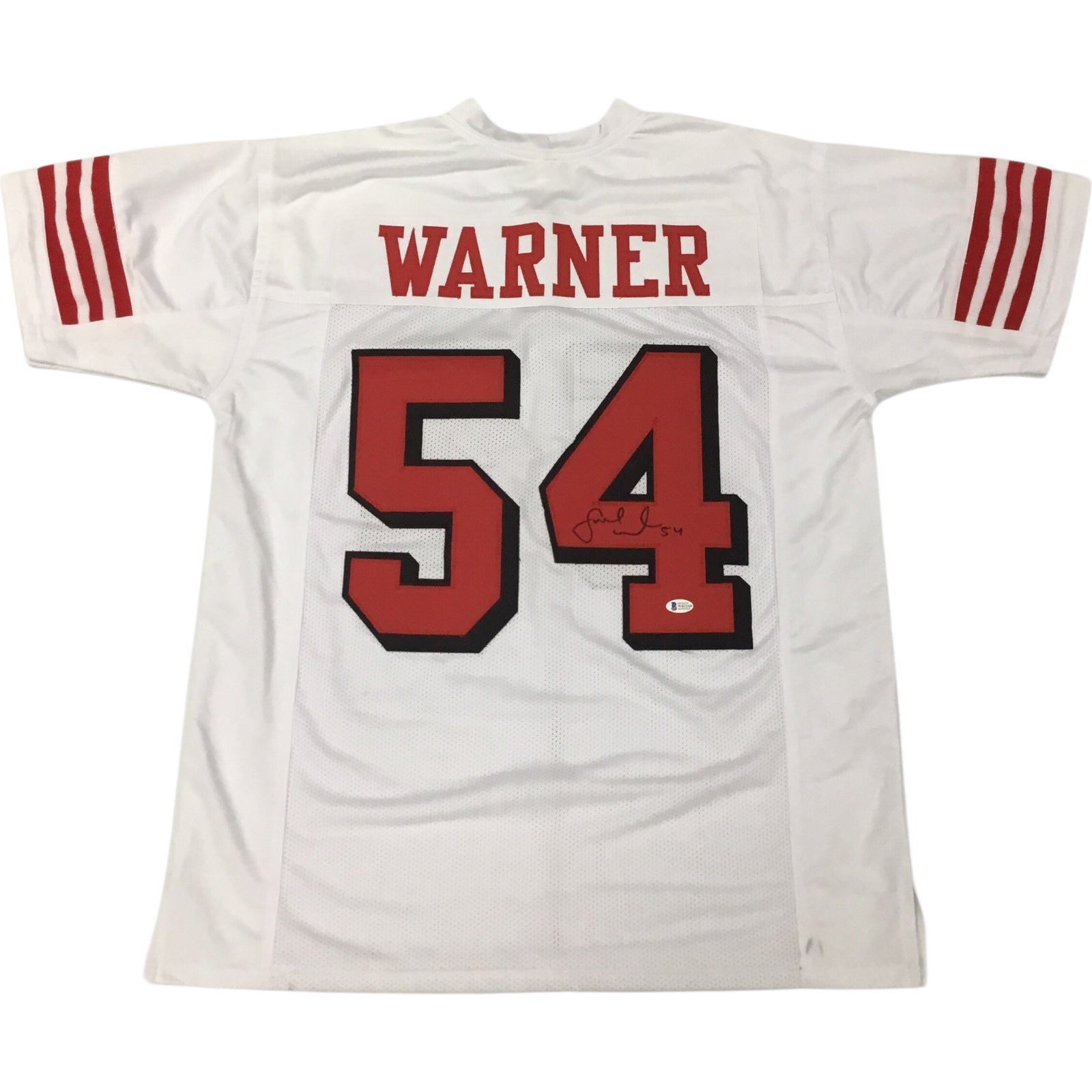 Curt Warner Signed San Francisco 49ers Jersey - Beckett COA