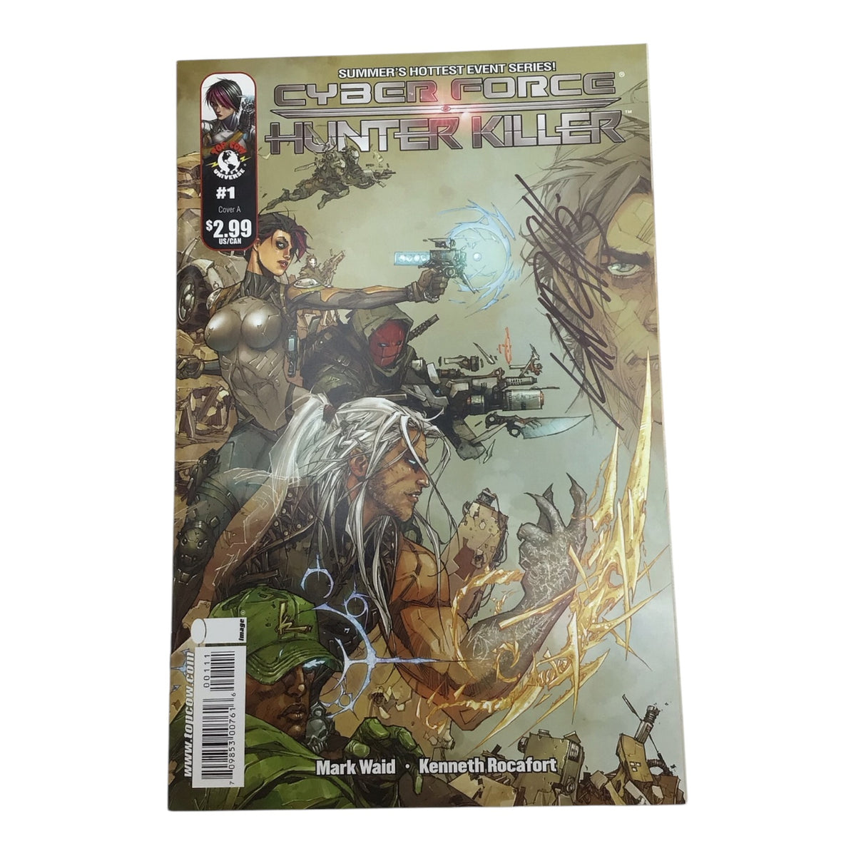 Cyberforce/Hunter-Killer #1 Cover A Signed by Kenneth Rocafort