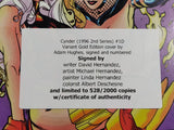 Cynder #v2 #1 Immortelle Studios 1996 Gold Edition Signed #528/2000