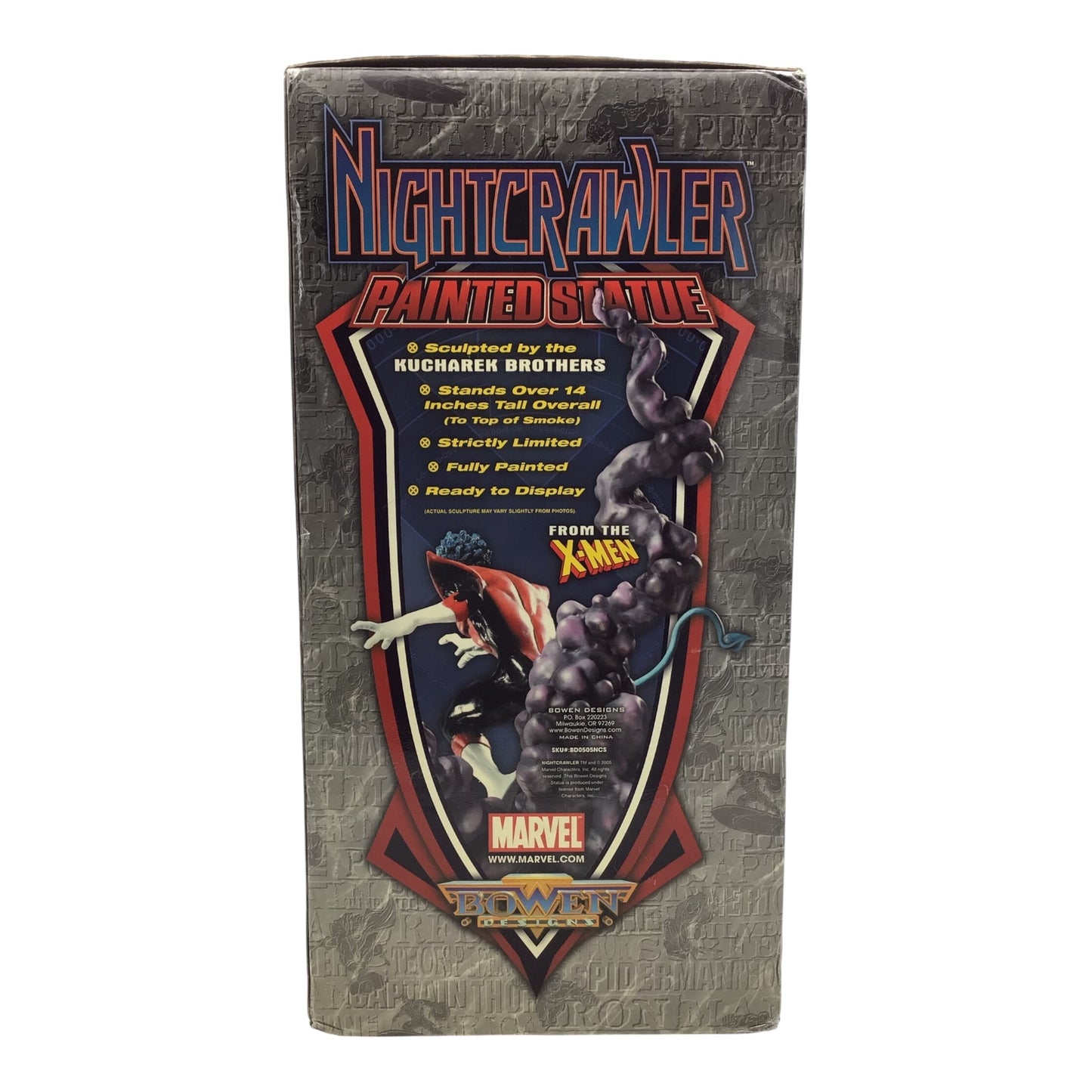 Bowen Designs Marvel X-Men Nightcrawler Painted Statue #0363/2000 Limited Edition
