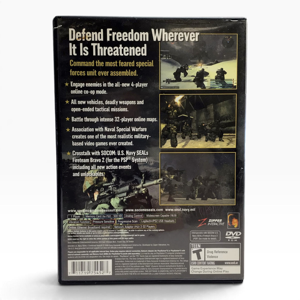 SOCOM: U.S. Navy SEALs Combined Assault (2006) – PS2 Video Game