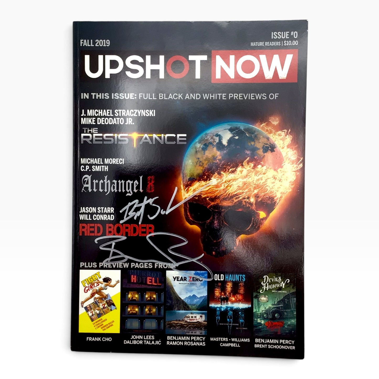 Upshot Now #0 – Fall 2019 – Signed by Benjamin Percy & Brent Schoonover – COA