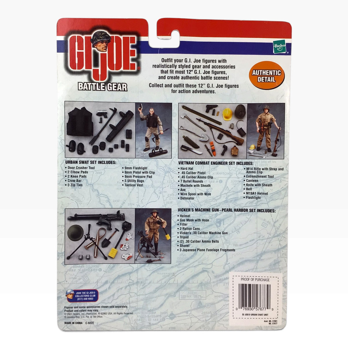 GI Joe Urban SWAT Unit & U.S. Army Desert Soldier Mission Gear Sets – Hasbro #57677 / #57752