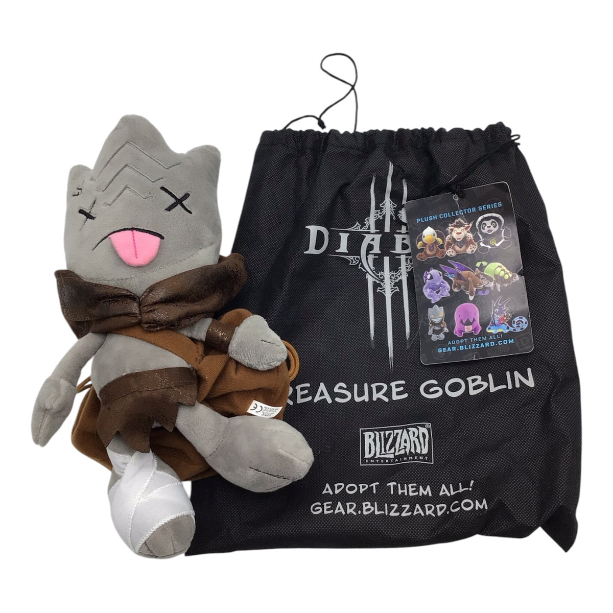 Diablo 3 Dead Treasure Goblin Plush w/ Bag - Blizzard Entertainment 2014