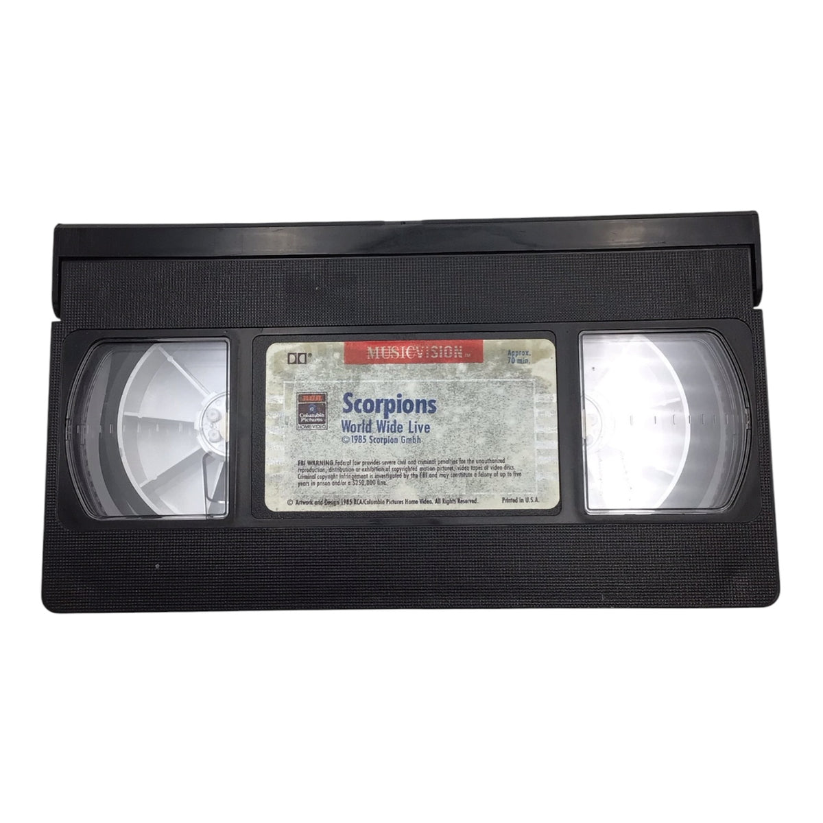 Scorpions World Wide Live VHS Tape