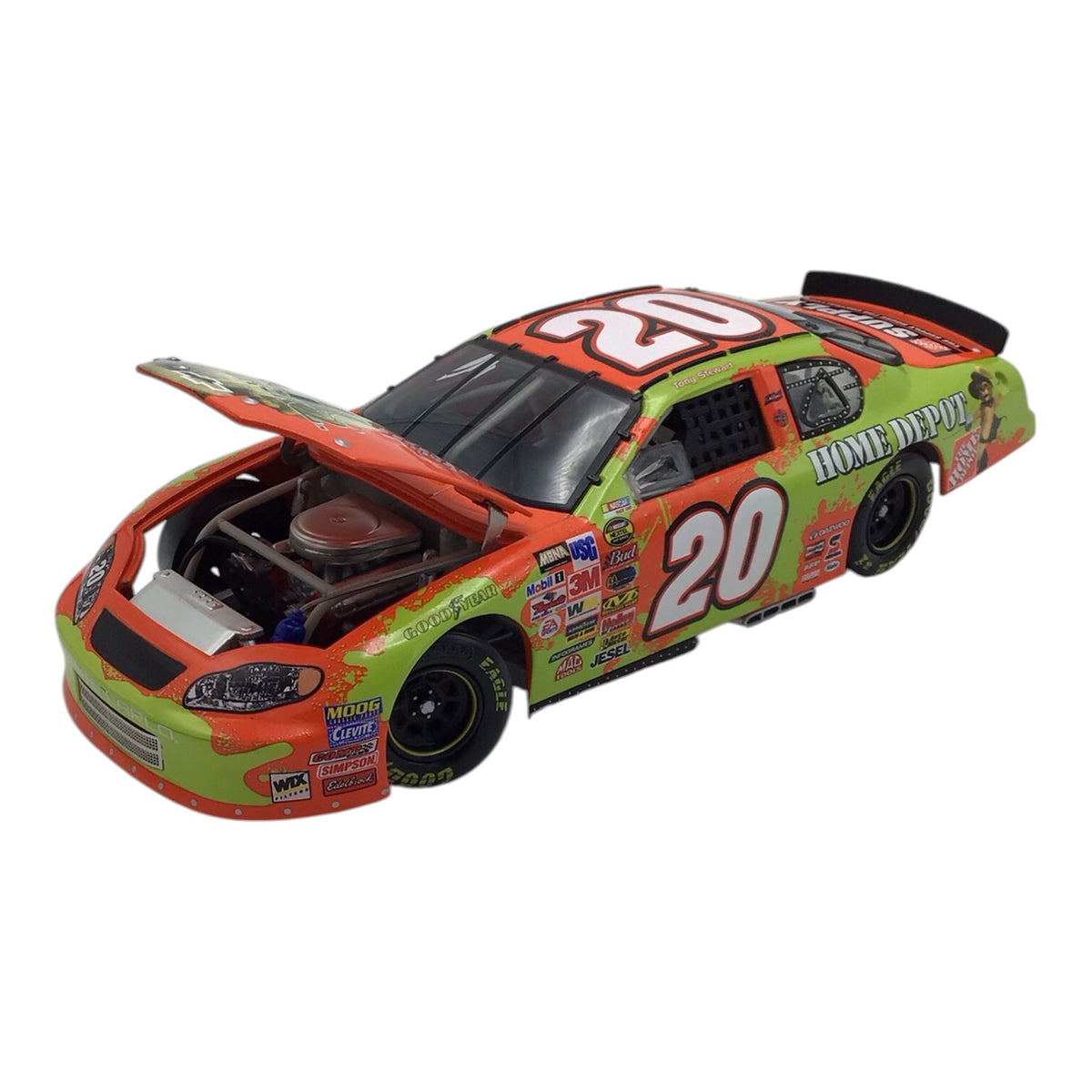 NASCAR 2004 Tony Stewart #20 Home Depot Shrek 3 Monte Carlo Model
