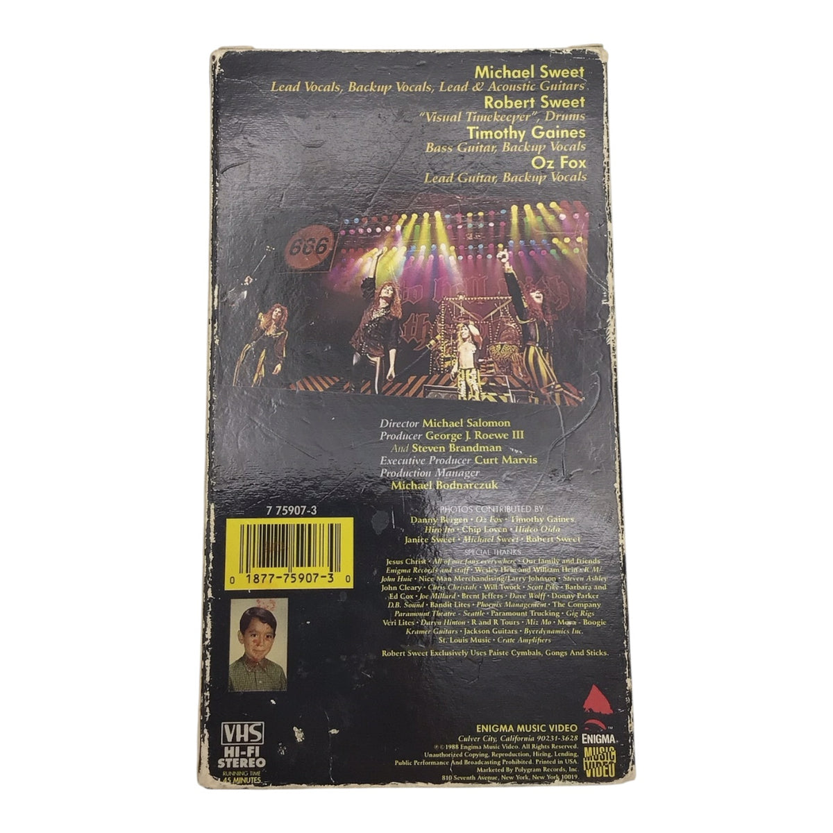 Stryper In The Beginning VHS Tape