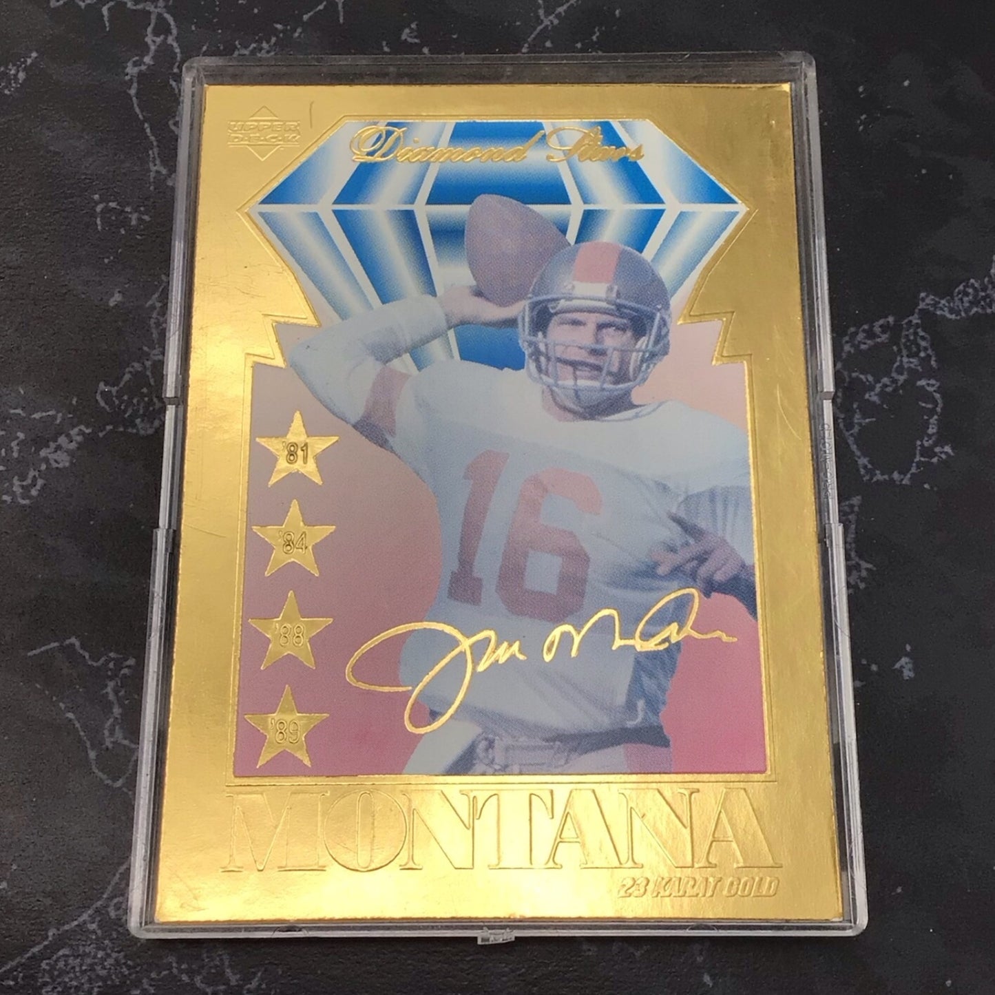 Joe Montana Commemorative Signed Photo Plaque - Limited Edition 449/500