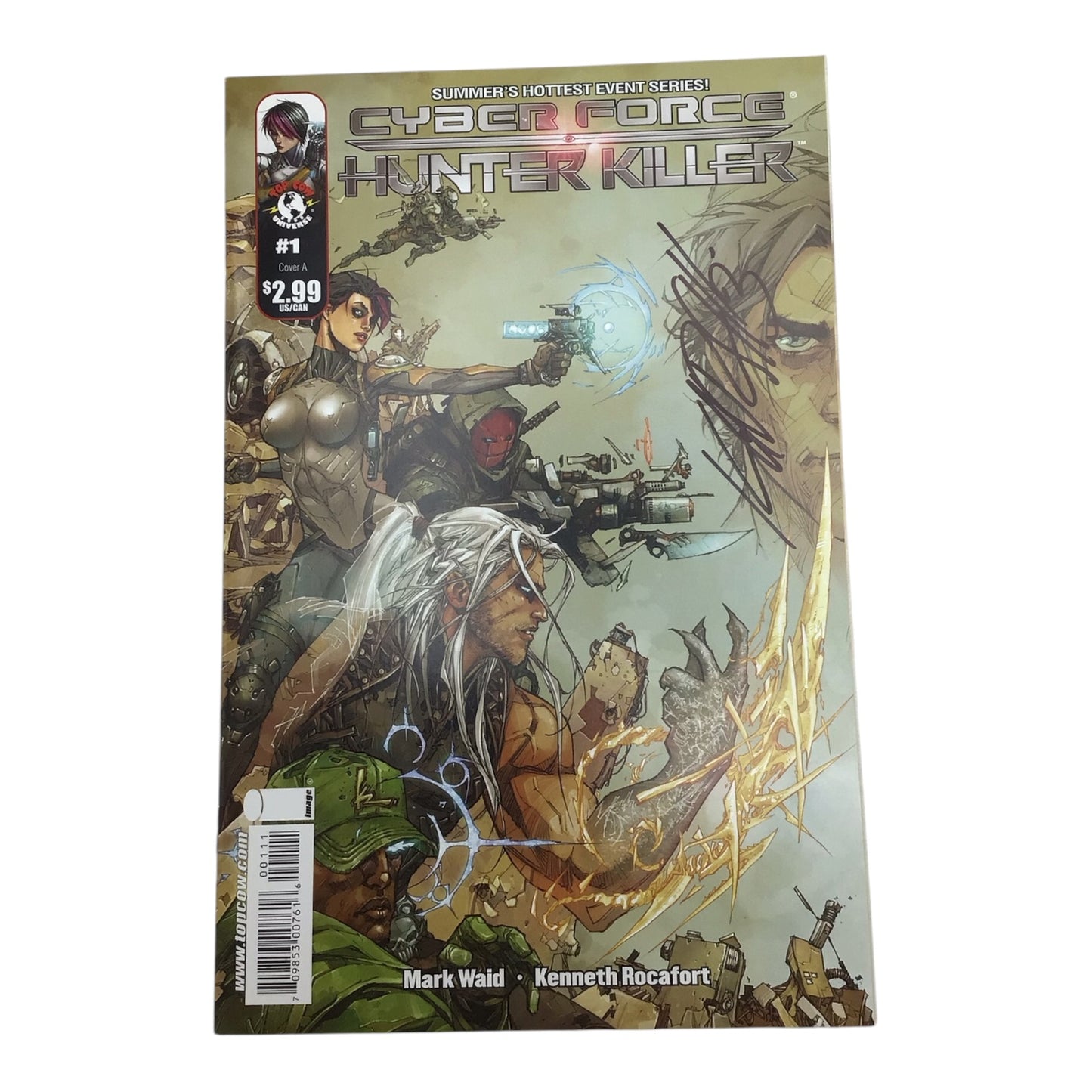 Cyberforce/Hunter-Killer #1 Cover A Signed by Kenneth Rocafort