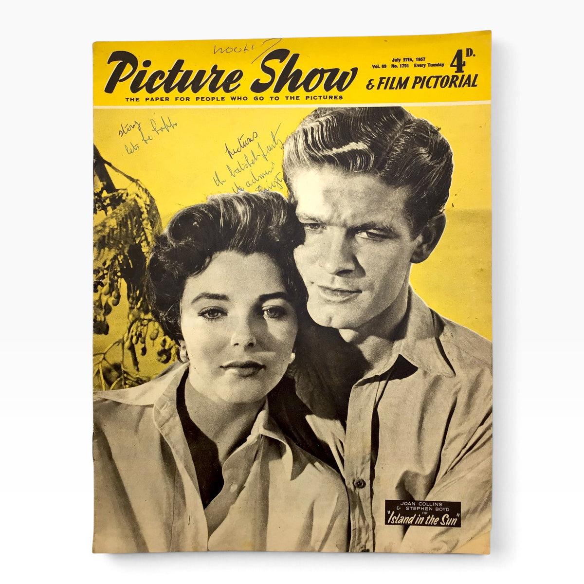 Vintage 1957 Picture Show & Film Pictorial British Film Magazine Set - 31 Issues