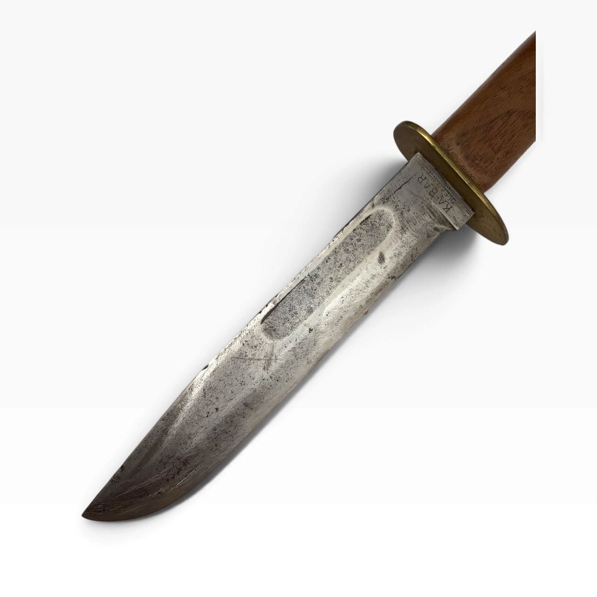 KA-BAR Olean N.Y. U.S. Military Vintage Fixed Blade Knife with Leather Sheath