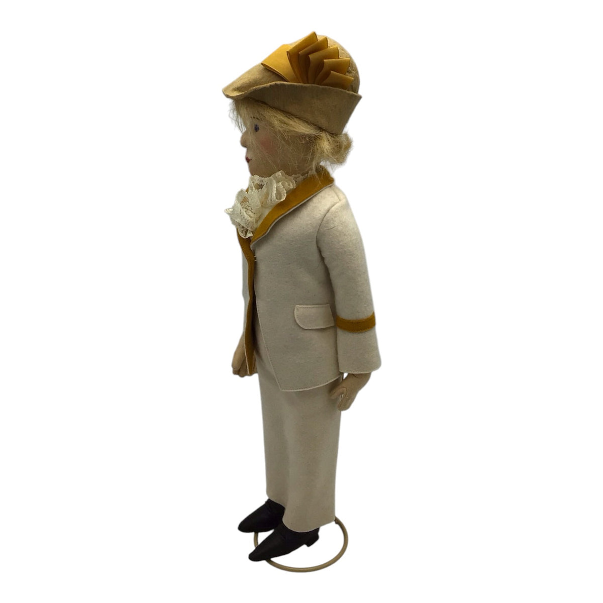 German Steiff Tennis Lady Betty Felt Doll 9100/45 - Num. 86/87