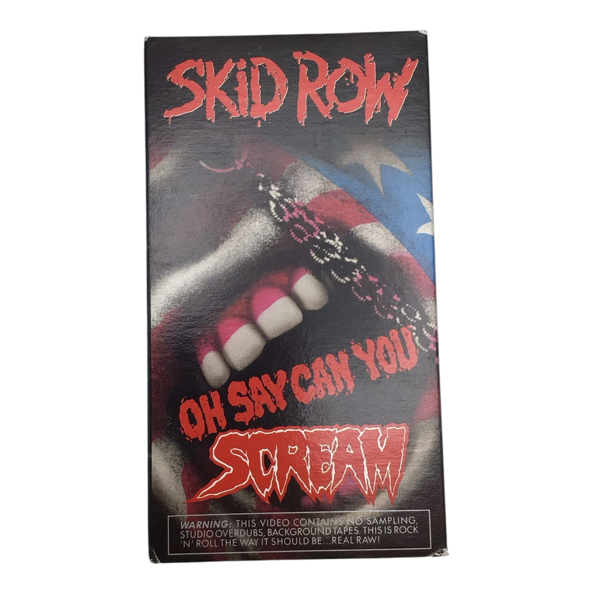 Skid Row Oh Say Can You Scream - Live Concert Recordings VHS Tape